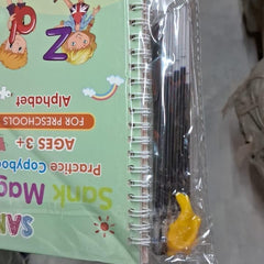 Sank Magic Practice Copybook (4 BOOKS,1 PEN,1 GRIP,10 REFILL)
