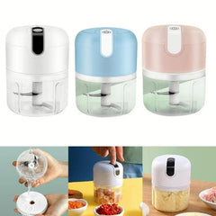 Mini Electric Meat/Garlic Chopper Portable Food Processor