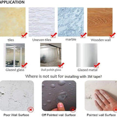 Watreproof Hanging Hook Sticker (Pack of 10)