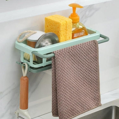 Retractable Sponge Storage Hanging Rack