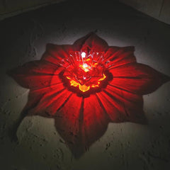 Electric Water Sensor Reflection Led Diyas Candle with Water Sensing Technology (Pack Of 6/12/24)