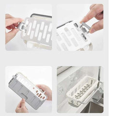 Retractable Sponge Storage Hanging Rack