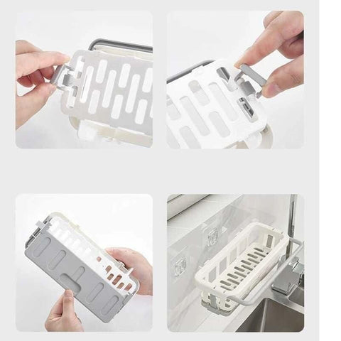 Retractable Sponge Storage Hanging Rack