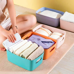 3 Pieces Multipurpose Plastic Storage Basket